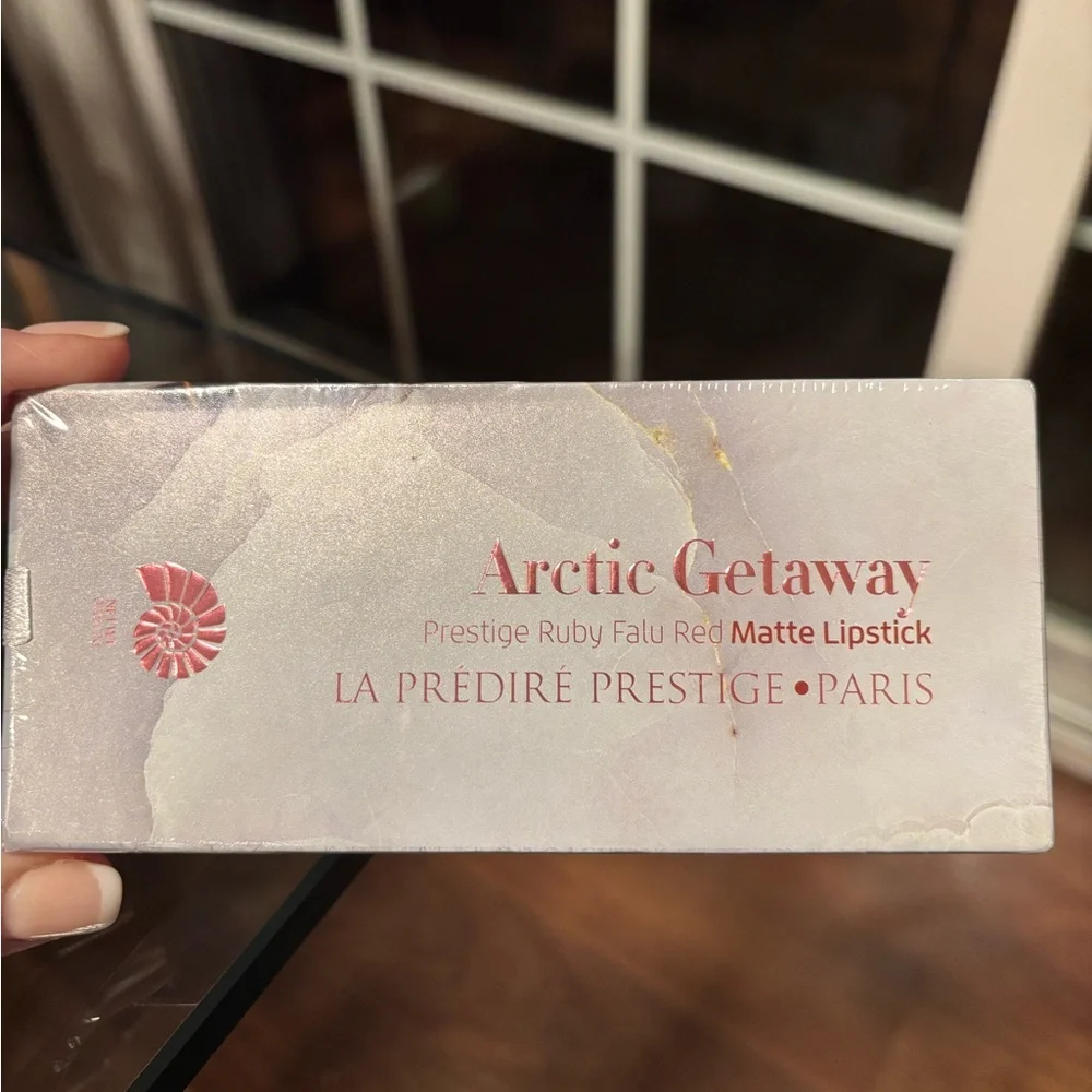 Arctic Getaway Ruby Falu Red Matte Lipstick in RUBYLIP02 by Prestige BNIB/SEALED